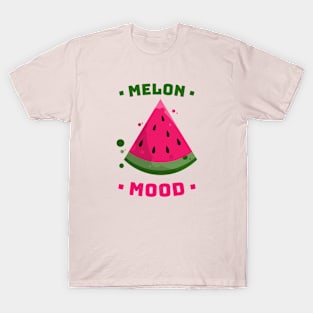 Melon Mood Design T-Shirt